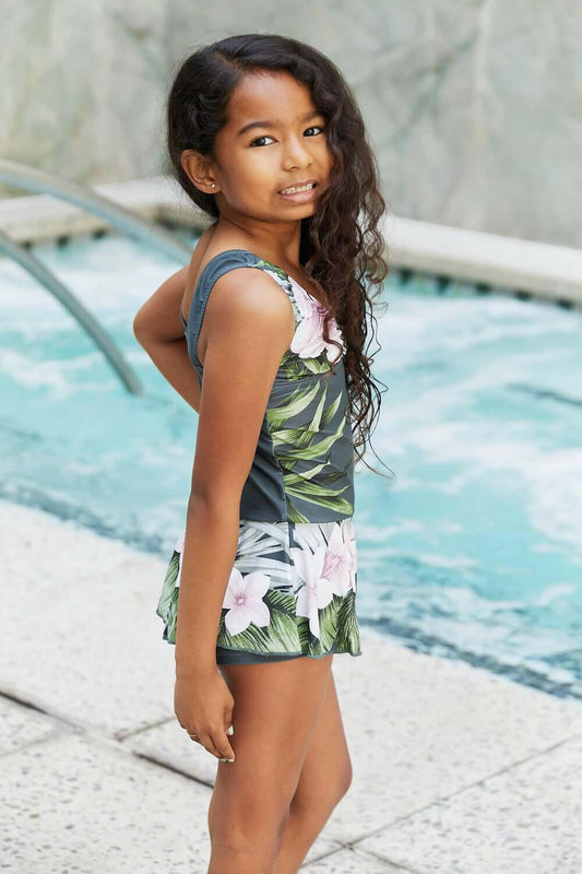 Marina West Swim Clear Waters Swim Dress in Aloha Forest.