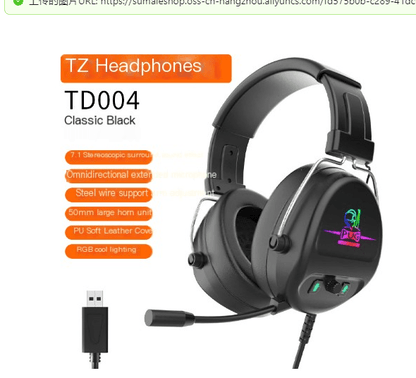 Glow Gear Wired RGB Gaming Headset with Microphone