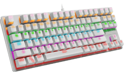 87-Key Mechanical Gaming Keyboard with RGB Lighting