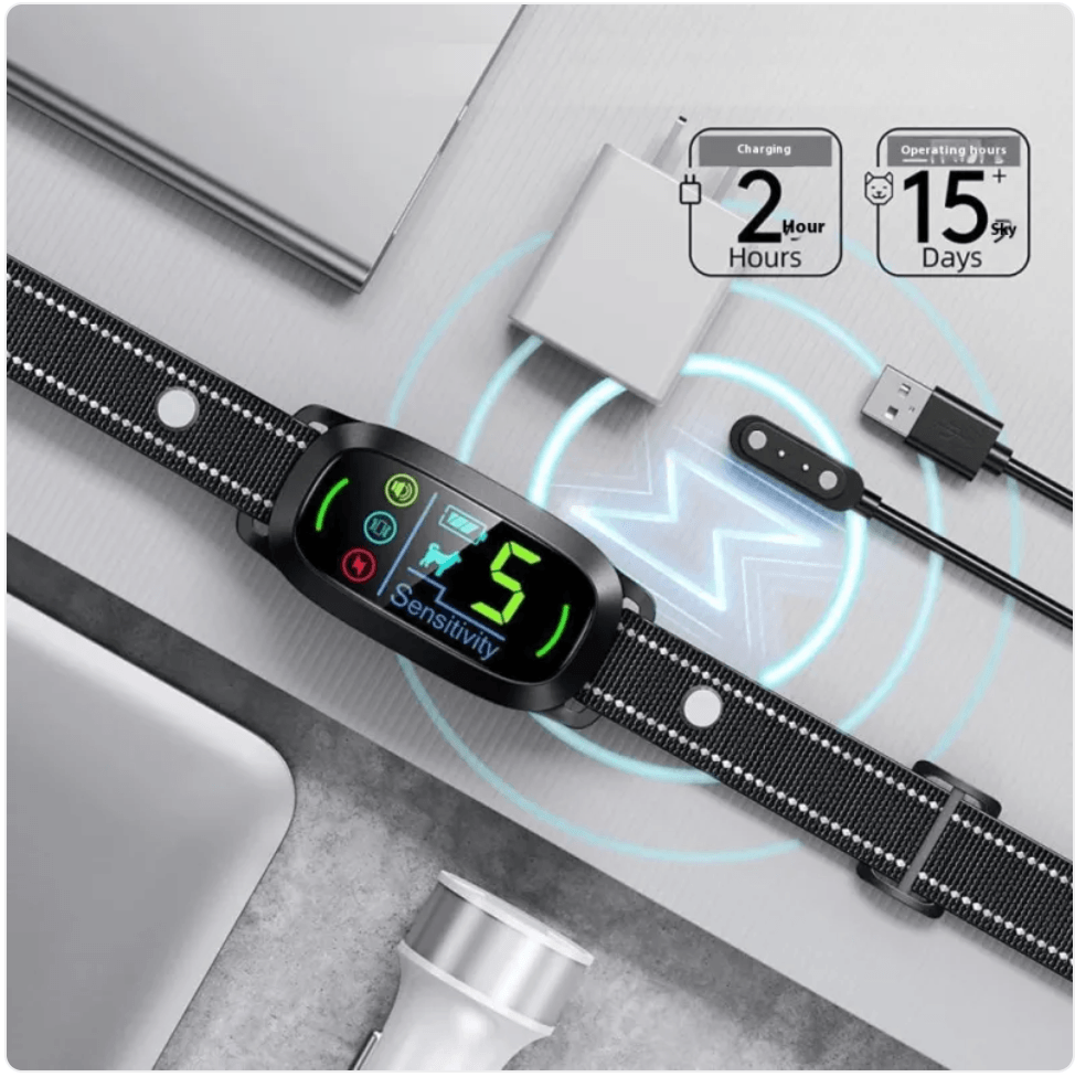 Remote-Control Anti-Bark Dog Collar