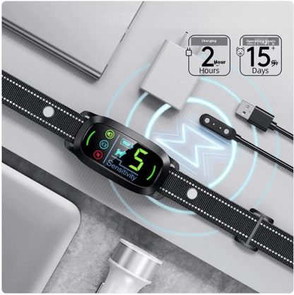 Remote-Control Anti-Bark Dog Collar