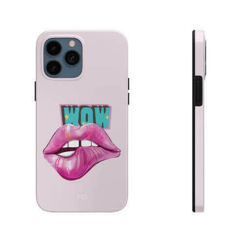 Sexy Lips Tough Case for iPhone with Wireless Charging.