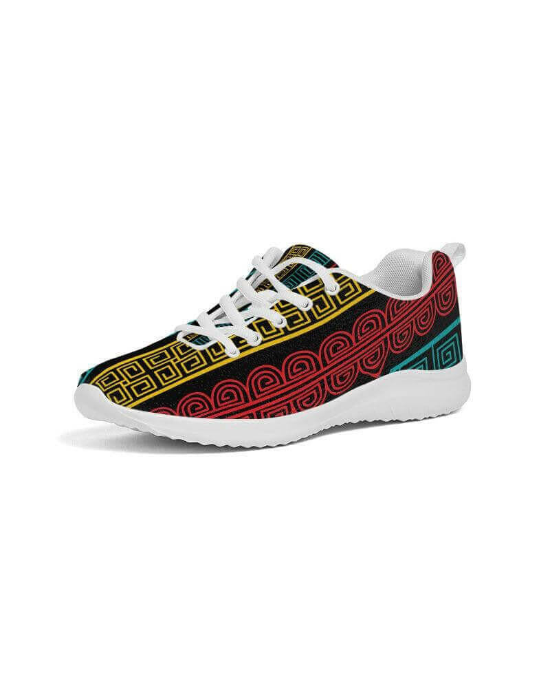 multicolor low top canvas running shoes