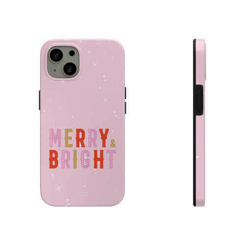 Merry & Bright Tough Case for iPhone with Wireless Charging.