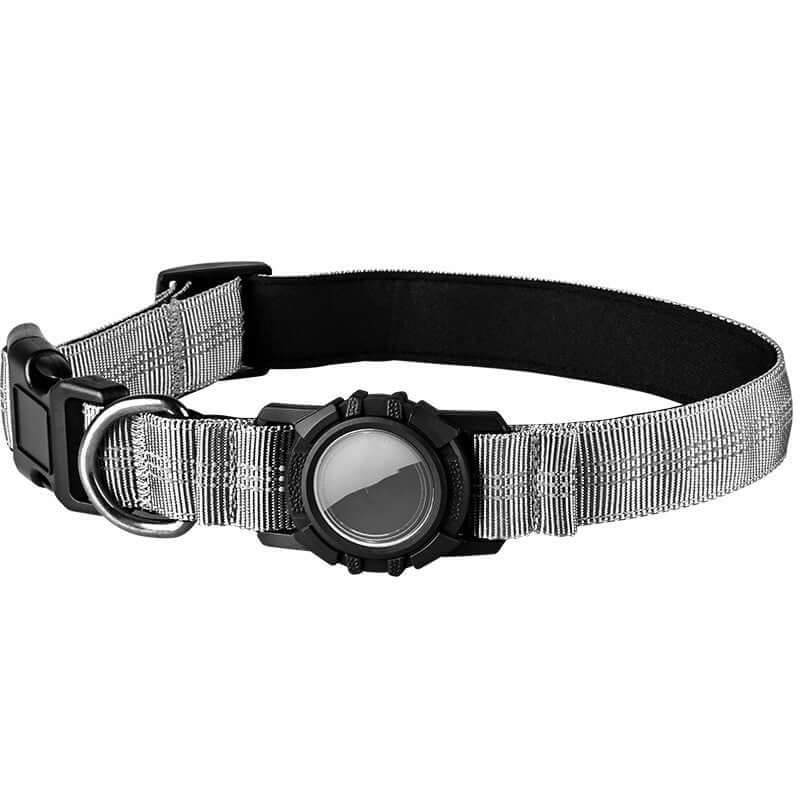 Reflective Dog Collar with Apple AirTag Holder