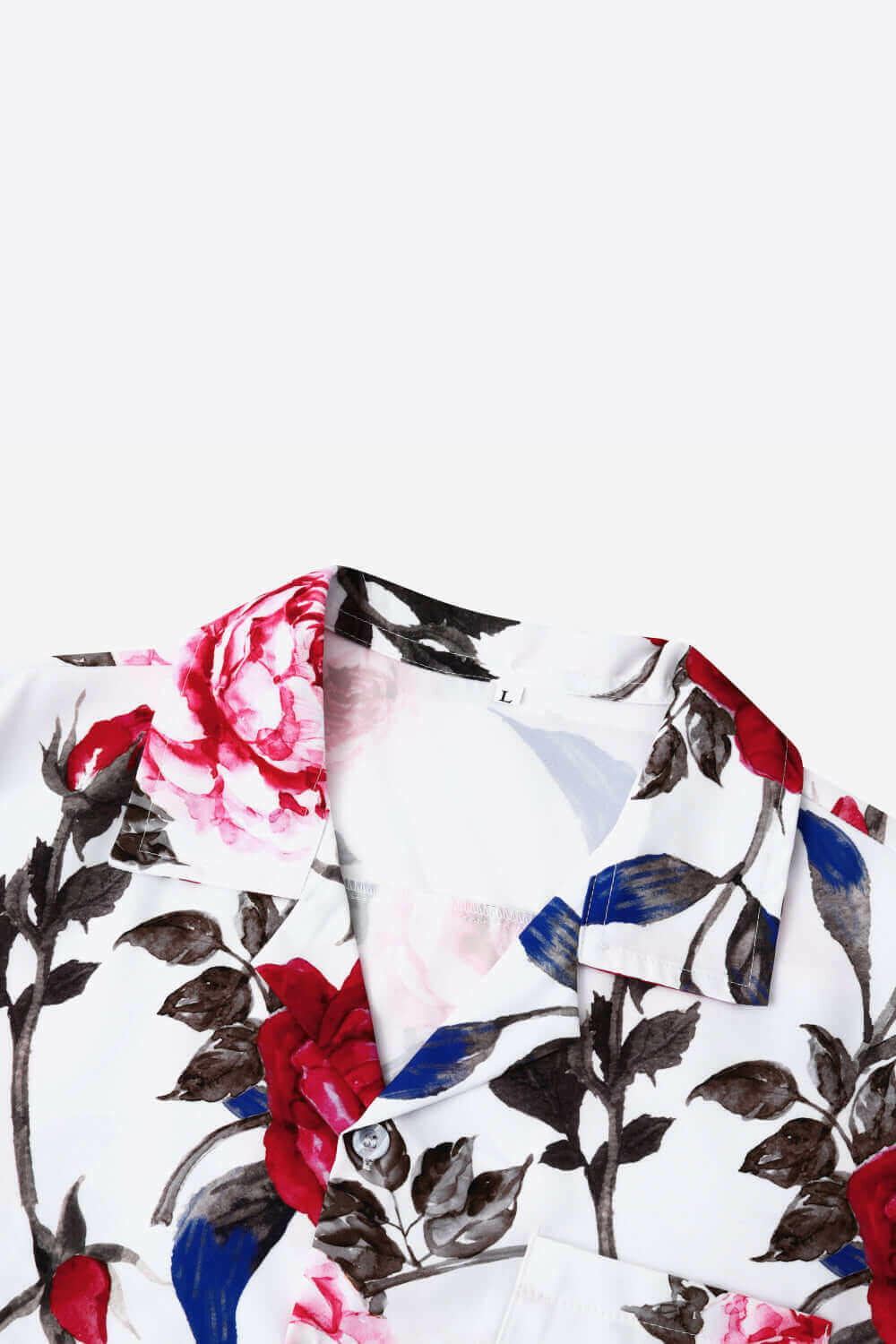 Full Size Floral Pocket Short Sleeve Shirt