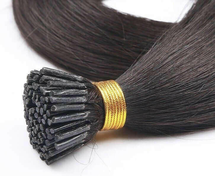 Brazilian Straight Human Hair I Tip Microlinks Bulk Braiding Human Hai.