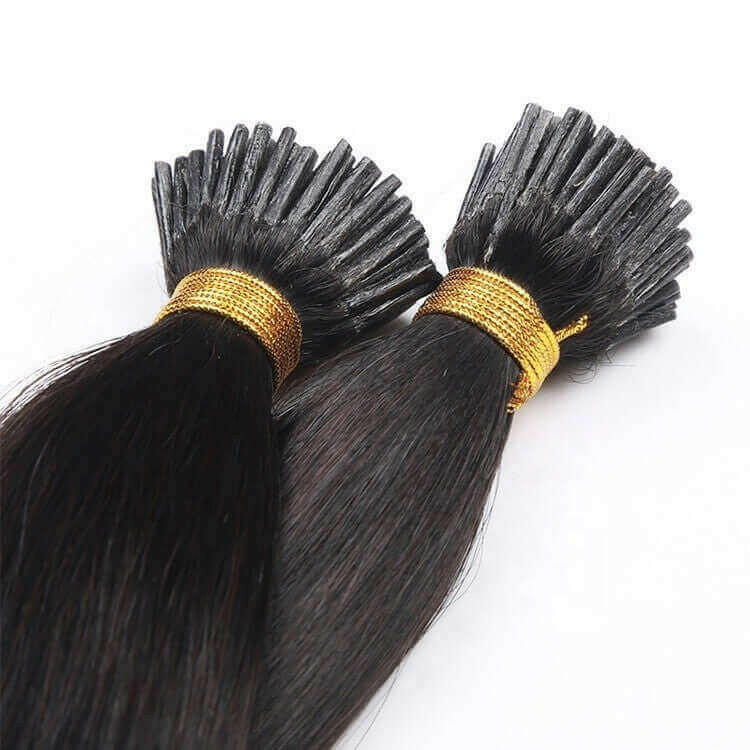 Brazilian Straight Human Hair I Tip Microlinks Bulk Braiding Human Hai.