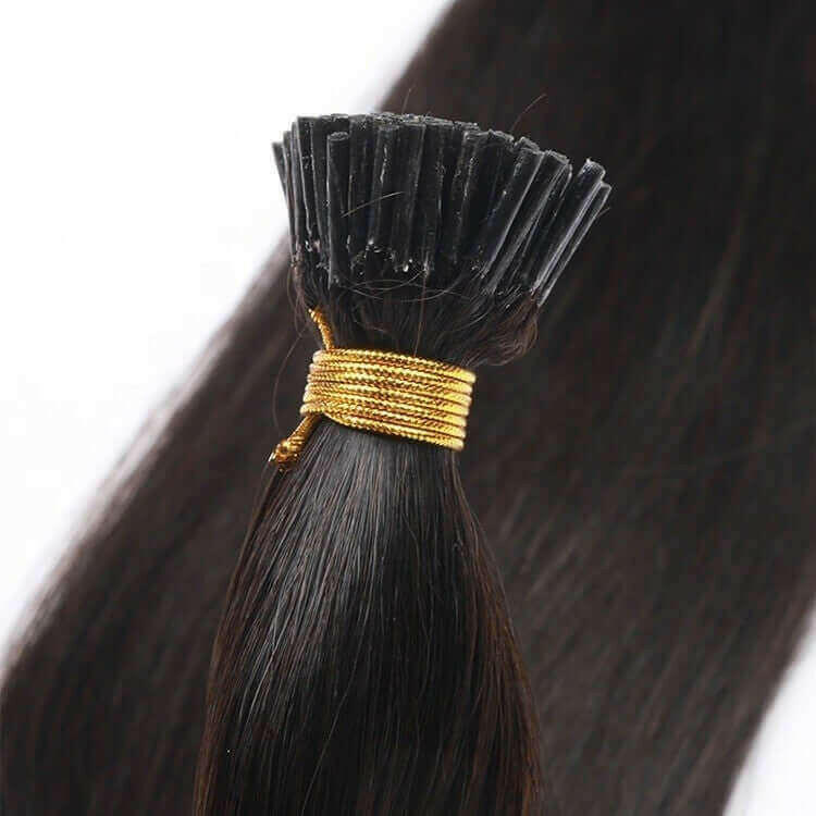 Brazilian Straight Human Hair I Tip Microlinks Bulk Braiding Human Hai.