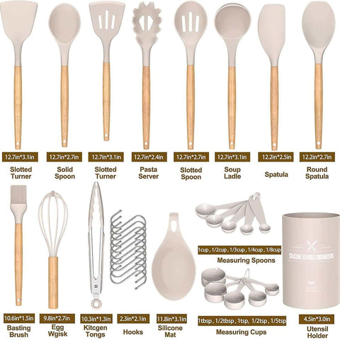 33pcs Kitchen Cooking Utensils Set