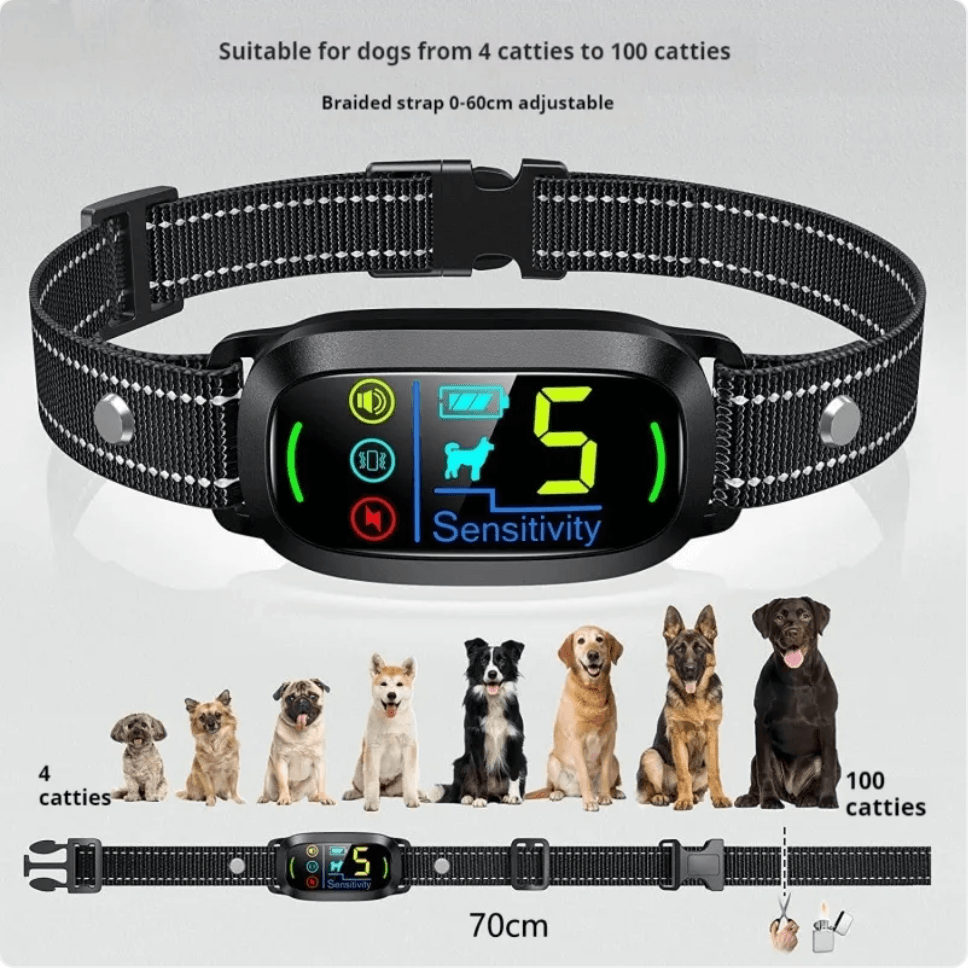 Remote-Control Anti-Bark Dog Collar