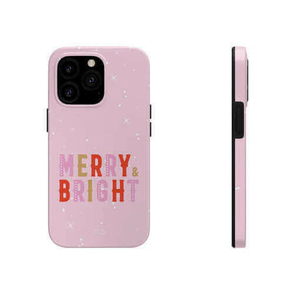 Merry & Bright Tough Case for iPhone with Wireless Charging.