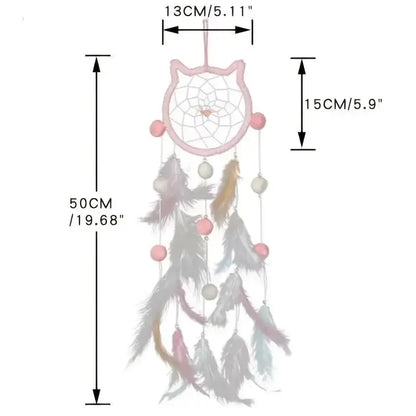 Decorative Dream Catcher with Feathers