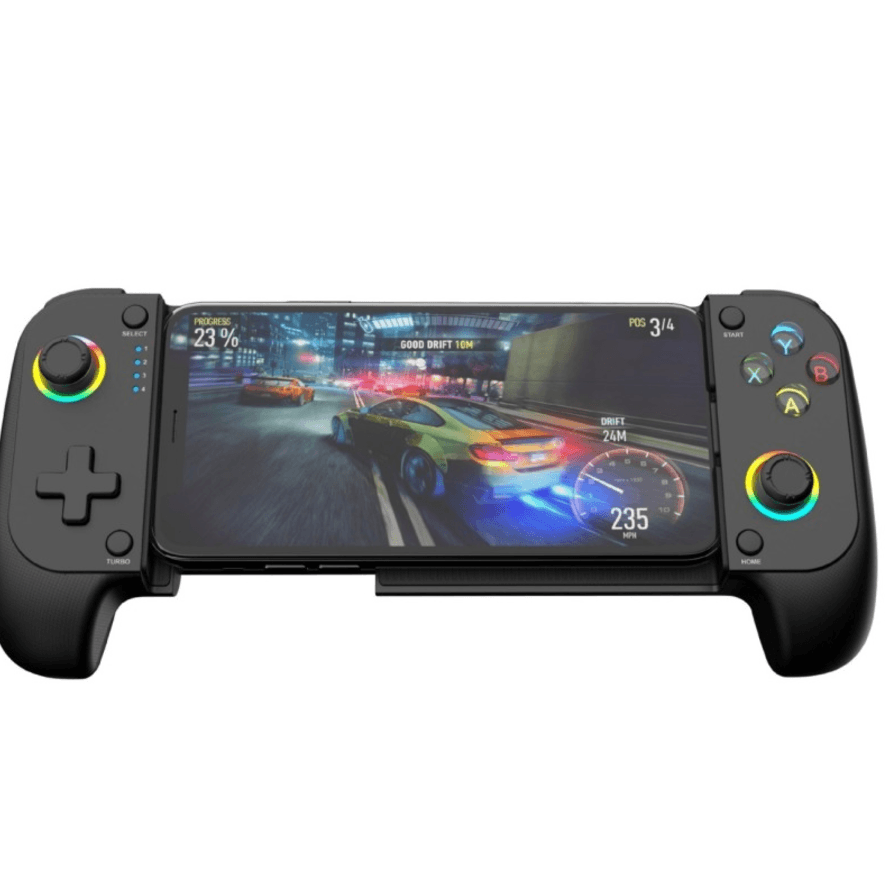 Bluetooth Mobile Gaming Controller with Extendable Design