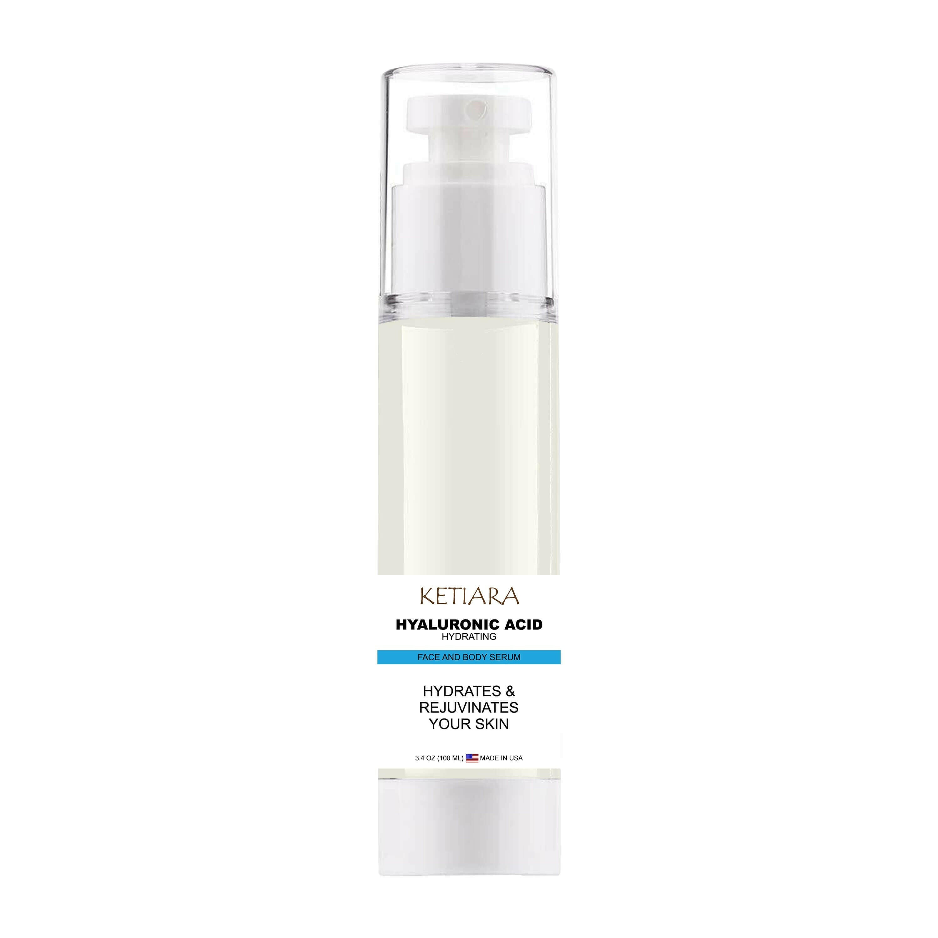 Ketiara Hyaluronic Acid Face Cream Serum, to Hydrate, Visibly Plump