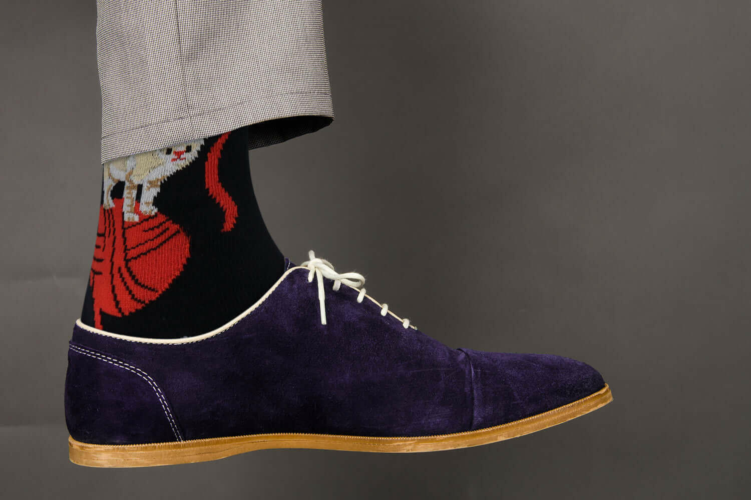 Sick Socks – Playful Cat – Animal Pets Casual Dress Socks