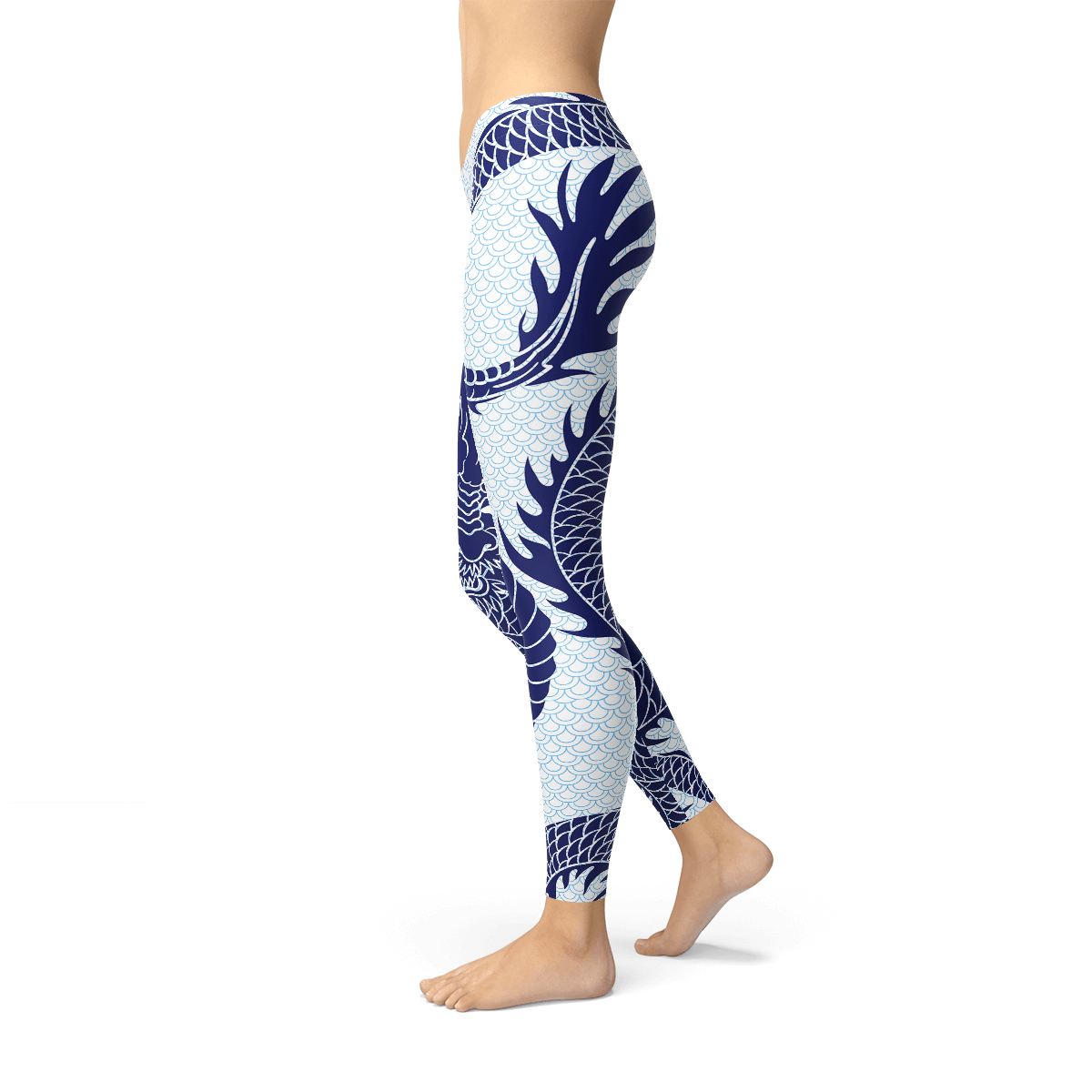 Womens Japanese Dragon Leggings.