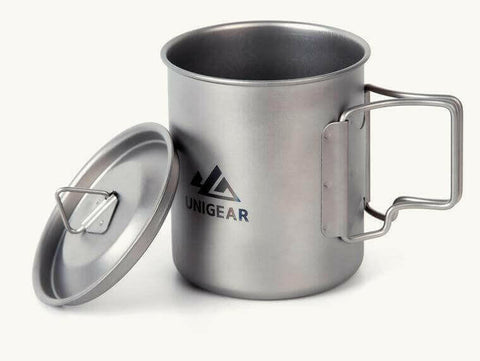 100% Titanium Camping Cup 450ml.