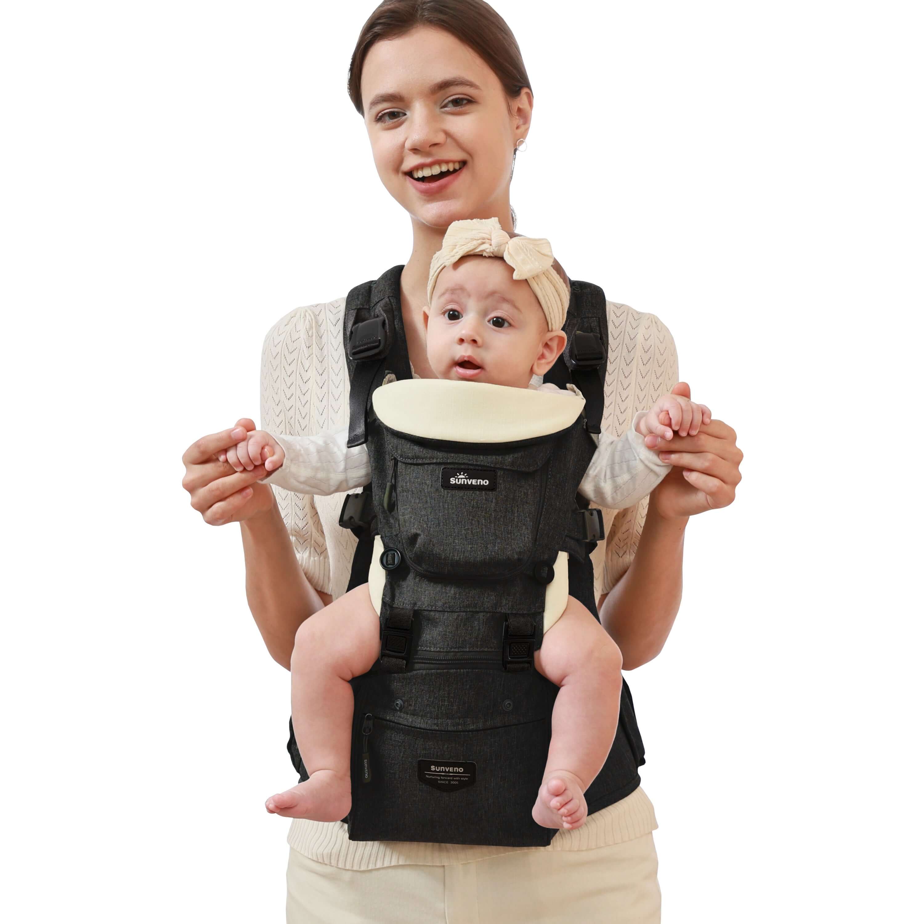 Ergonomic 3-in-1 Baby Carrier and Hipseat