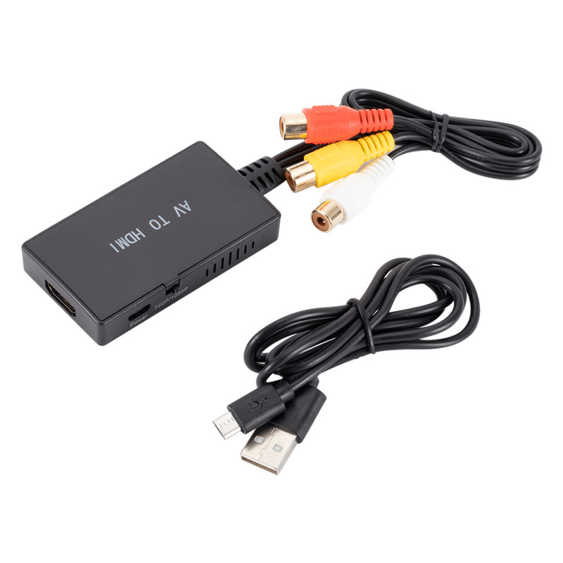 RCA to HDMI Converter Support 1080P PAL/NTSC.