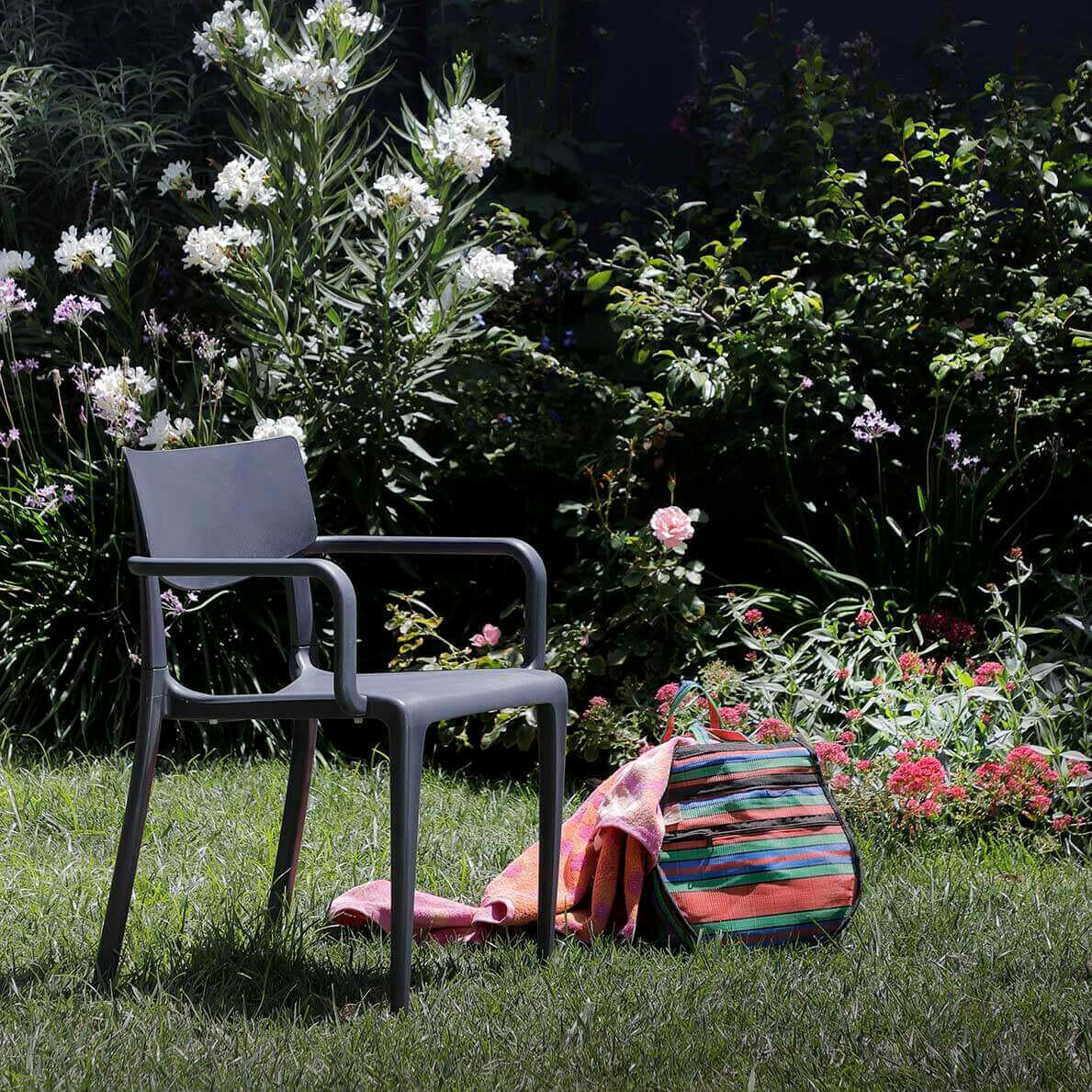 Set of 4 Patio Dining Chairs - Commercial Grade