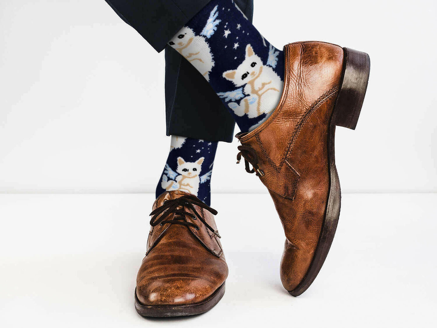 Casual Designer Trending Animal Socks - Cat for Men and Women.