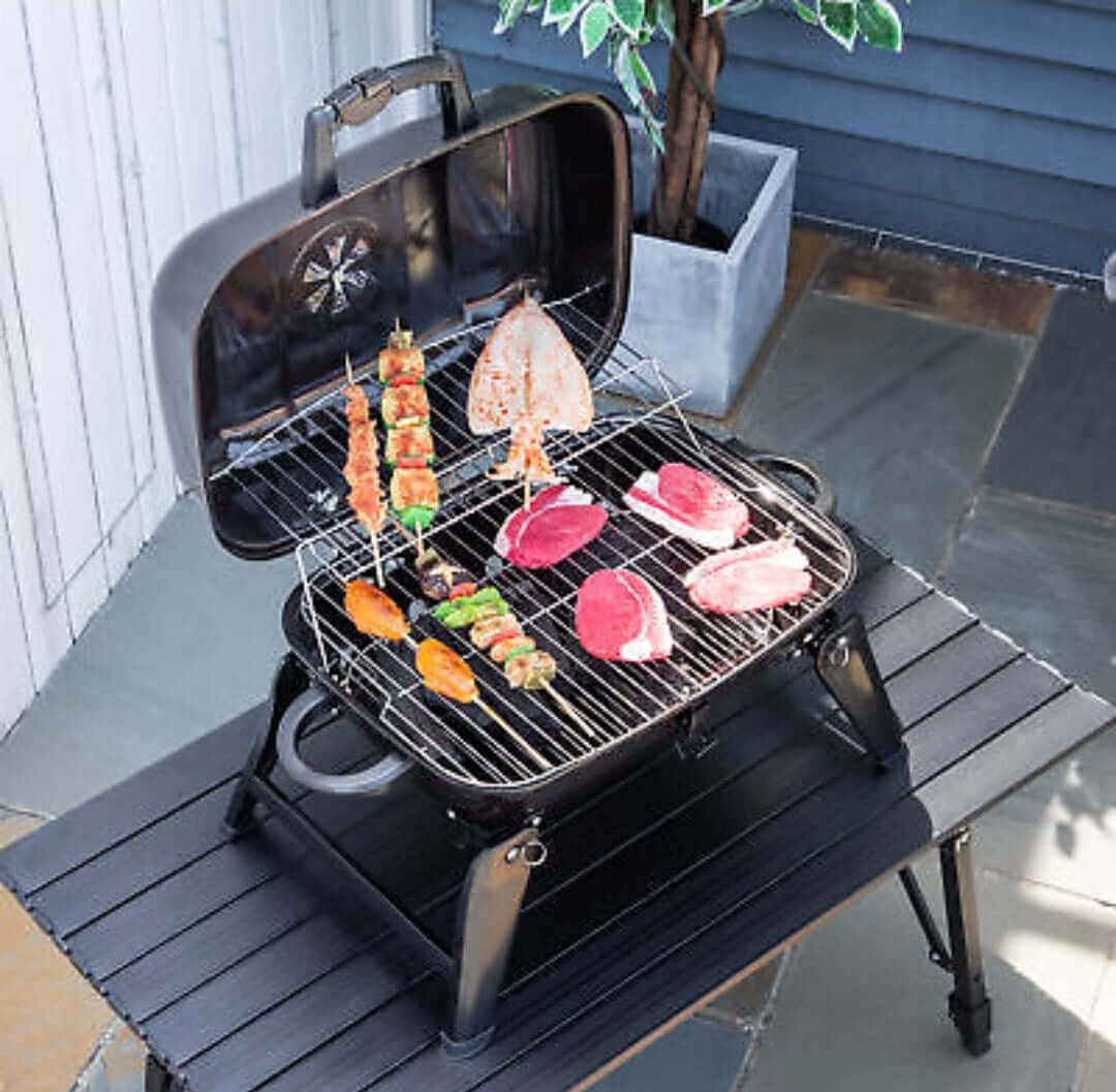 Portable Tabletop BBQ Charcoal Grill for Perfect Outdoor Cooking