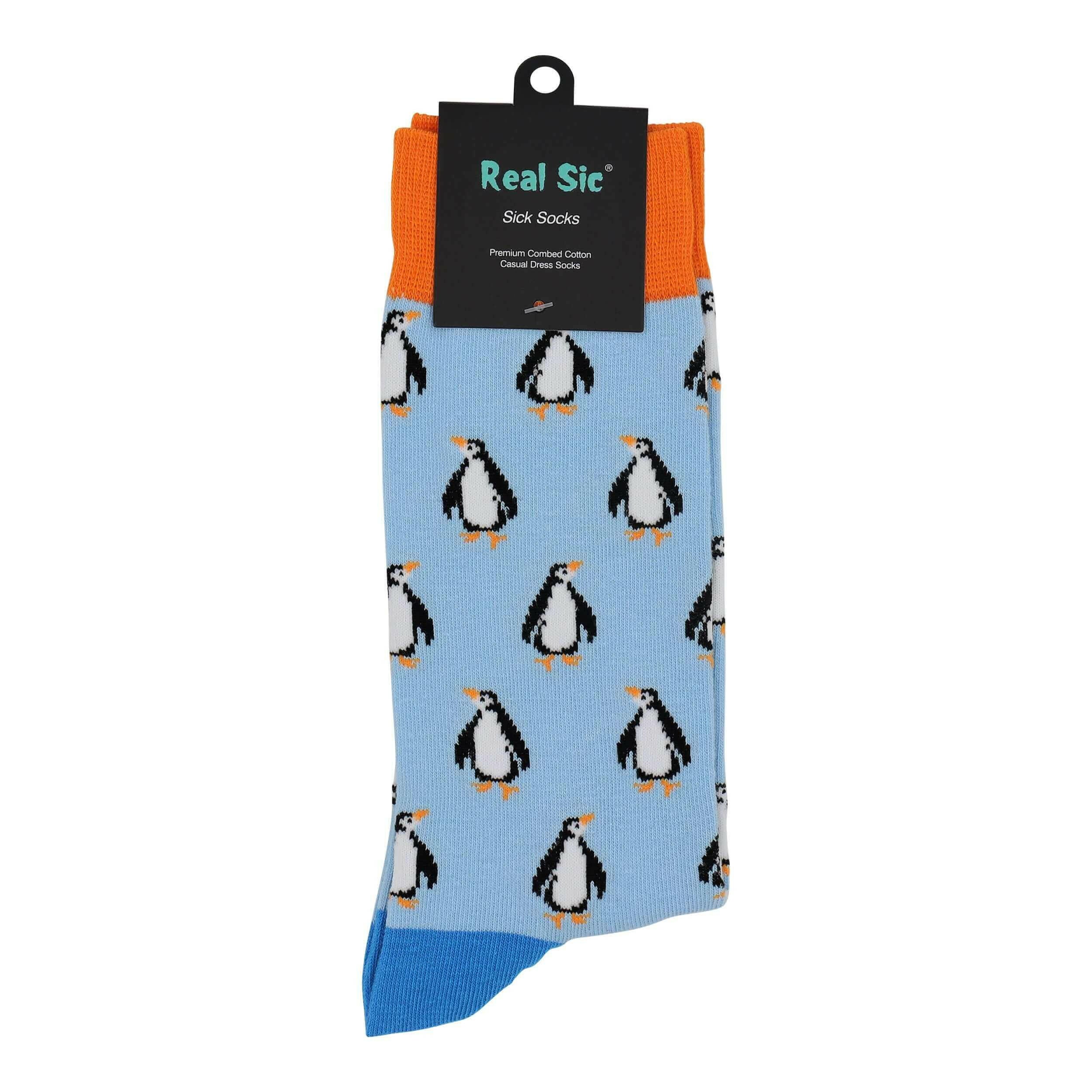 Sick Socks - Penguin - Exotic Animals Casual Dress Socks