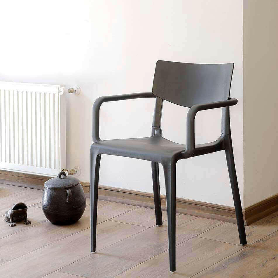 Set of 4 Patio Dining Chairs - Commercial Grade