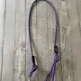 Clamped Climbing Rope Leash Purple.