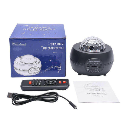 LED Night Light Starry Sky Projector with Bluetooth Wireless Speaker.