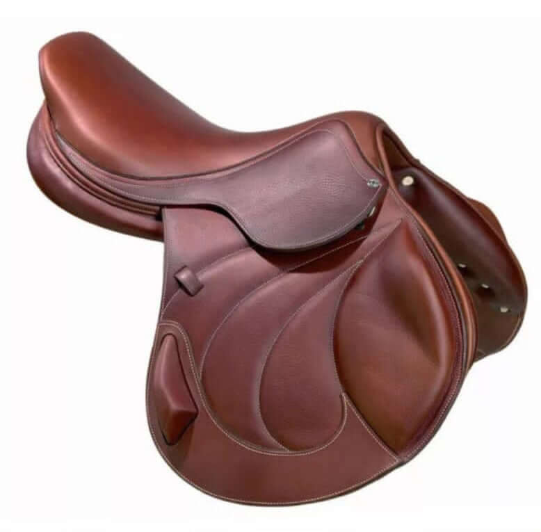 Premium Leather Jumping English Riding Horse Saddle Size 16.5&quot; Inch