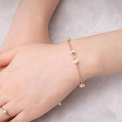 Madison 14K Gold Plated Chain Bracelet.