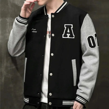 Mens College Baseball Jacket.