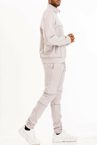 Reflective Piping Detailed Track Suit.