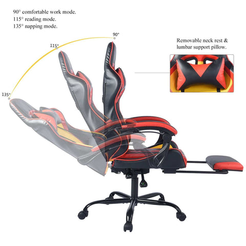 Best Ergonomic Leather Gaming Chair for Office and Computer Desks