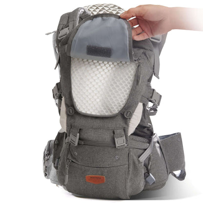 Ergonomic 3-in-1 Baby Carrier and Hipseat