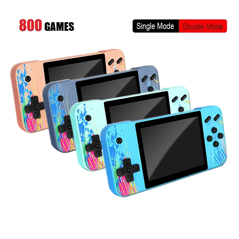 800 in 1 Portable Macaron Video Retro Game Console for Gifts.