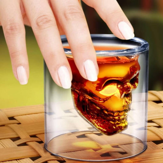 Doomed Skull Shot Glass.