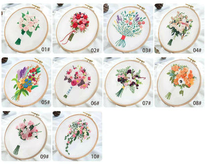 Embroidery cross stitch full set.