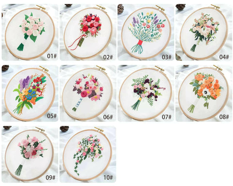 Embroidery cross stitch full set.