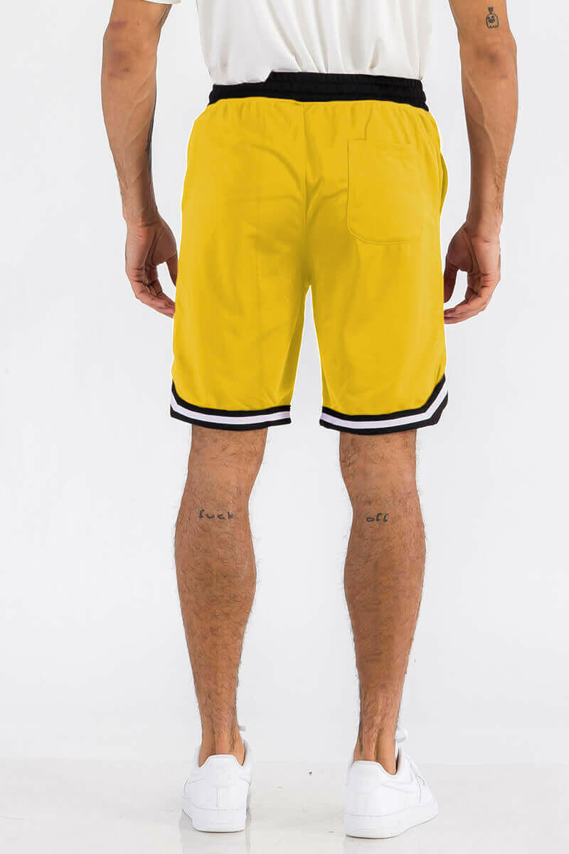 Mens Striped Basketball Active Jordan Shorts.