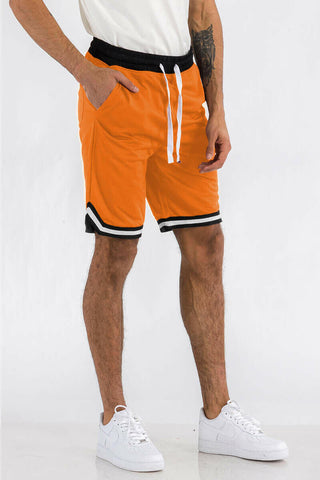 Mens Striped Basketball Active Jordan Shorts.