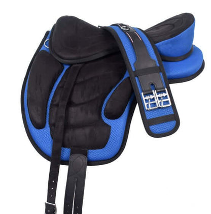 New Treeless Freemax Synthetic Horse Saddle With Girth Size 13" to 18"