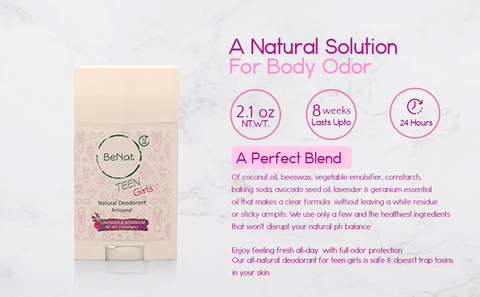 All-Natural Deodorants for Kids & Teens.