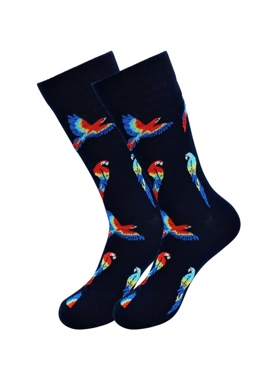 Sick Socks - Parrots – Exotic Animals Socks By Real Sic