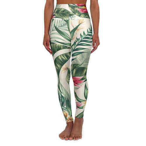 Tropical Leggings - Made in USA.