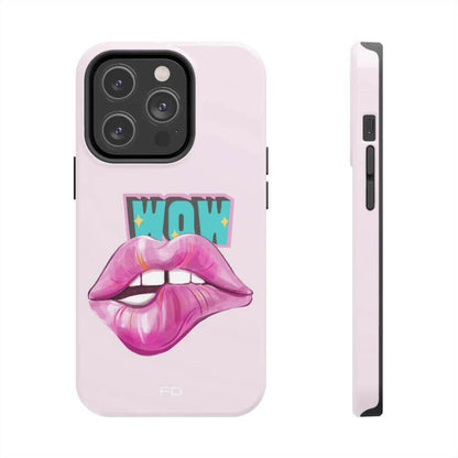 Sexy Lips Tough Case for iPhone with Wireless Charging.