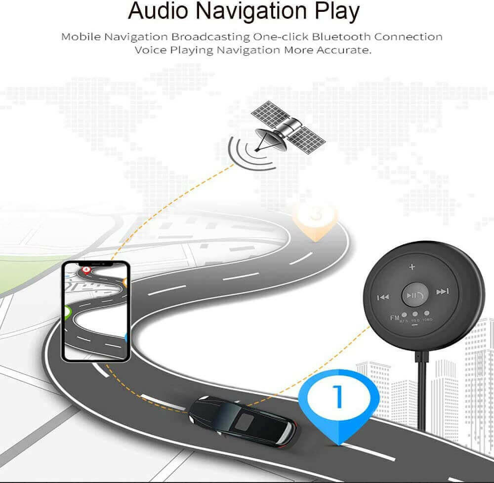 Car USB FM Transmitter Bluetooth FM Receiver.