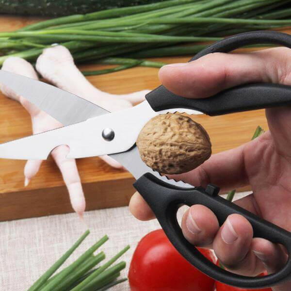 Multipurpose Stainless Steel Kitchen Shears Meat Scissors.